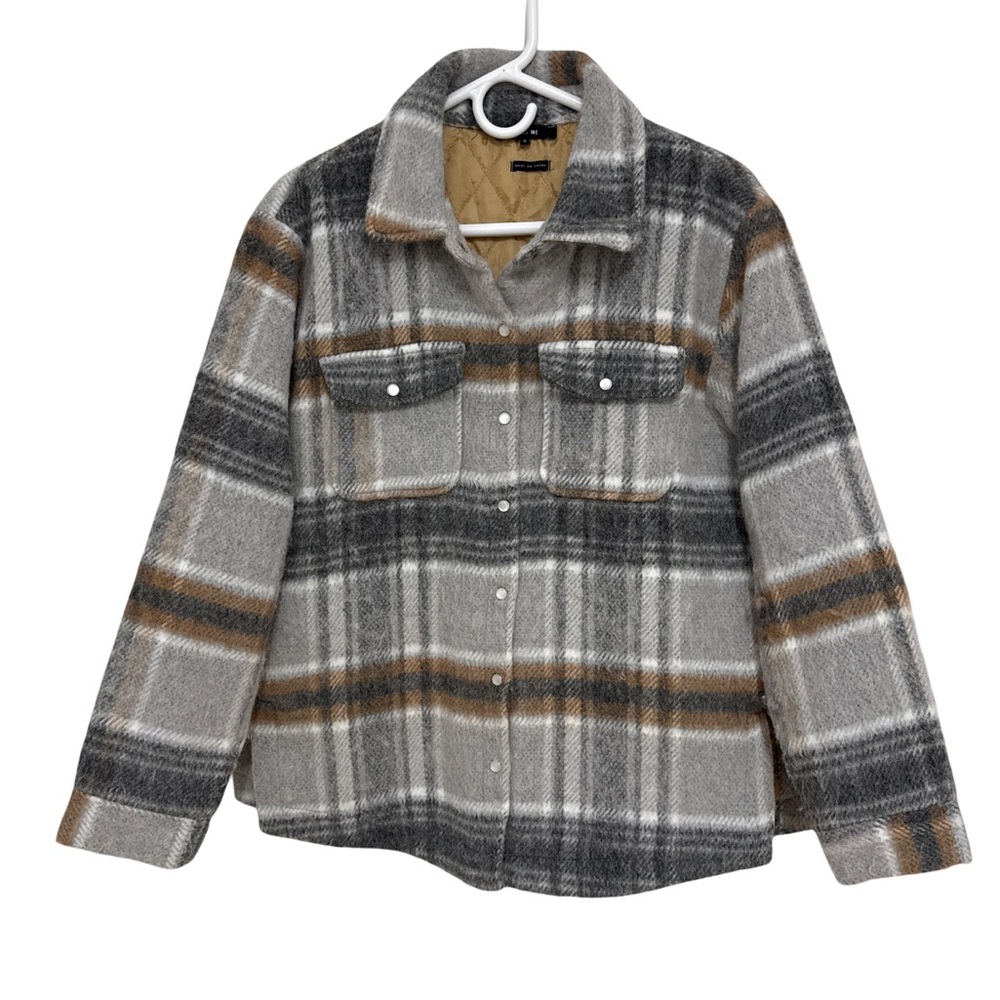 Miss Me Quilted Plaid Jacket Women’s Small